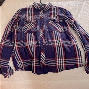 Plaid Charlotte Russe top